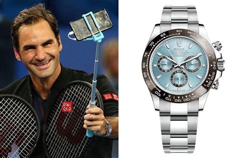 federer rolex watch